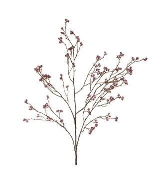 Branch rice flower artificial 118x30x6cm - Red