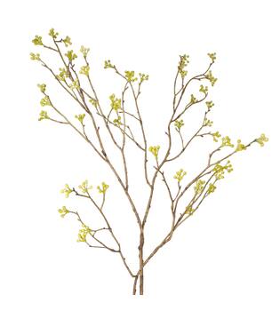 Branch berry spray artificial 100x30x5cm - Green