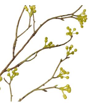 Branch berry spray artificial 100x30x5cm - Green