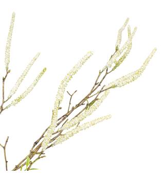 Branch plants spray artificial 108x30x6cm - Cream