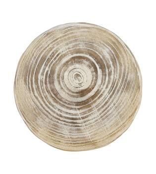 Tray round paulownia wood 28x28x3cm