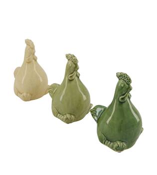 Statue turkey ceramic 12.5x9.5x15.5cm C/3