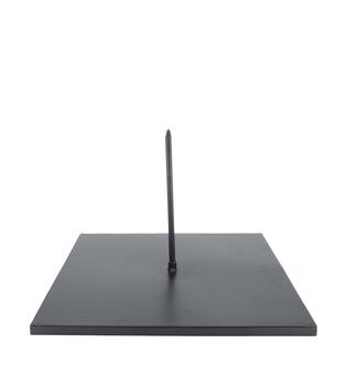 Stand square metal 38x38x25cm - Black