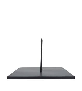 Stand square metal 38x38x25cm - Black