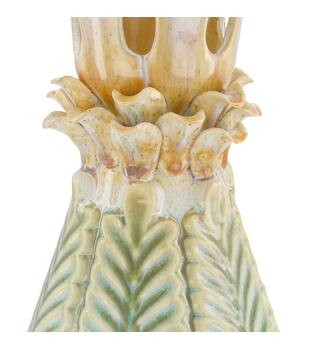 Vase ceramic 16.5x16.5x34.5cm - Blue