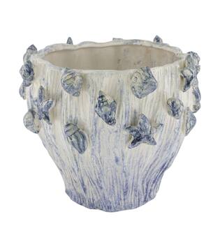 Planter ceramic 34x32x29cm - White