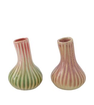Vase ceramic 7.5x7.5x11cm C2 - Pink