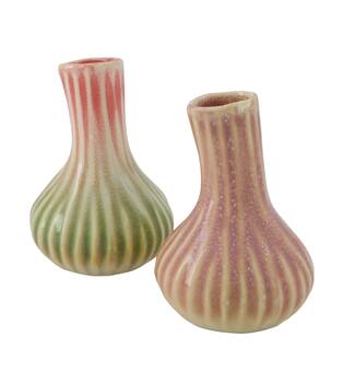 Vase ceramic 7.5x7.5x11cm C2 - Pink