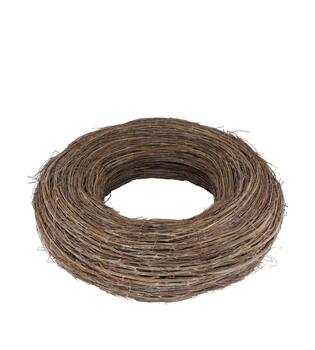 Wreath round willow wood 58x58x15cm