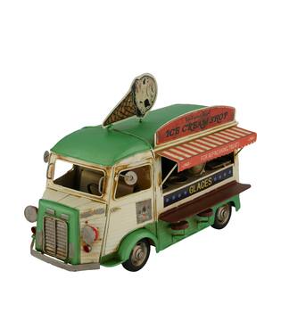 Figurine ice cream truck metal 28x16x21cm