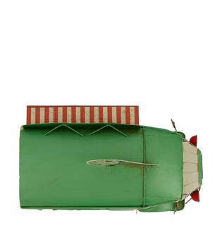 Figurine ice cream truck metal 28x16x21cm