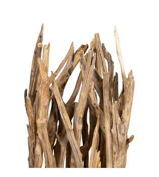 Floor lamp branch with lights chestnut 24x24x58cm - Natural
