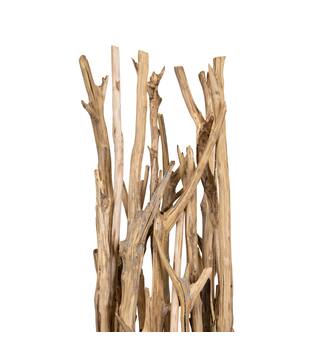 Floor lamp branch with lights chestnut 24x24x115cm - Natural