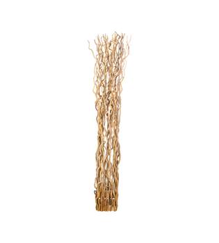 Floor lamp branch with lights chestnut 13x13x115cm - Natural