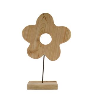 Flower fir wood on stand 40x40x57cm KD