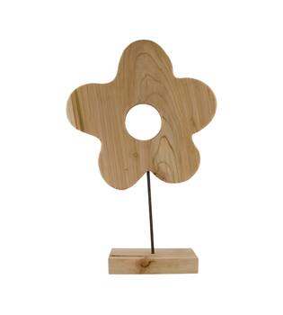 Flower fir wood on stand 40x40x57cm KD