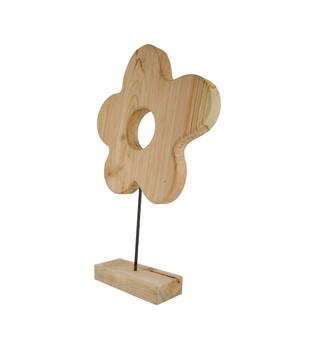 Flower fir wood on stand 40x40x57cm KD
