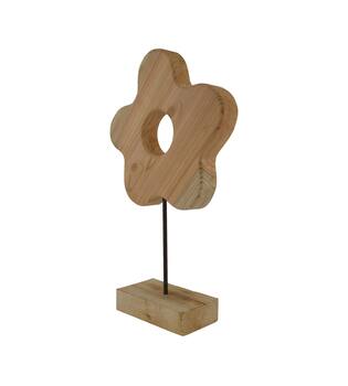Flower fir wood on stand 30x30x44cm KD