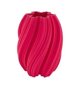 Vase 3D ceramic 19x19x24cm - Pink