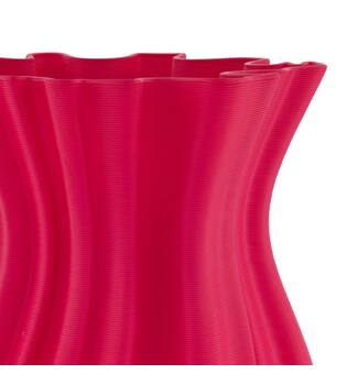 Vase 3D ceramic 21x22x36cm - Pink