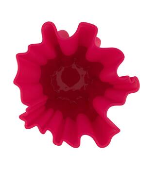 Vase 3D ceramic 21x22x36cm - Pink
