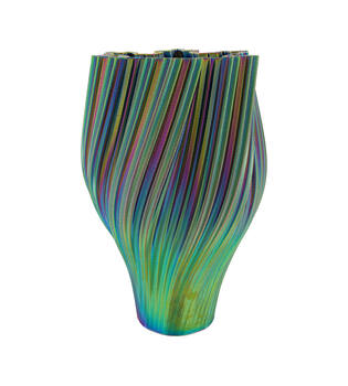 Vase 3D ceramic 24x24x38cm - Multi