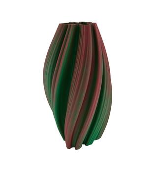Vase 3D ceramic 23.5x23.5x40cm