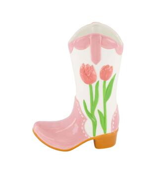 Vase boot ceramic 16.5x8.5x23cm - Multi