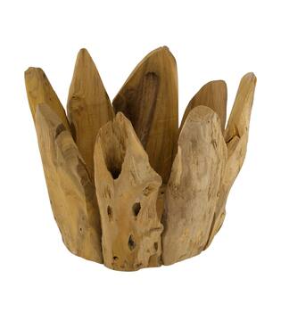 Bowl root 26x26x18cm - Natural