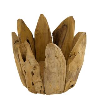 Bowl root 26x26x18cm - Natural