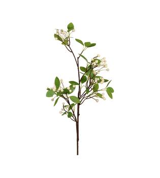 Branch berries artificial 89x20.5x8cm - White