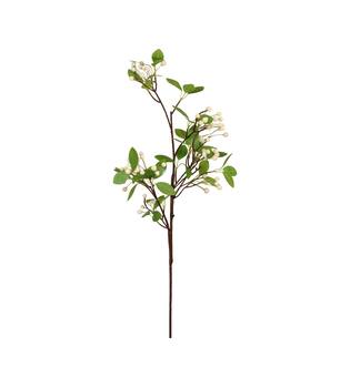 Branch berries artificial 89x20.5x8cm - White