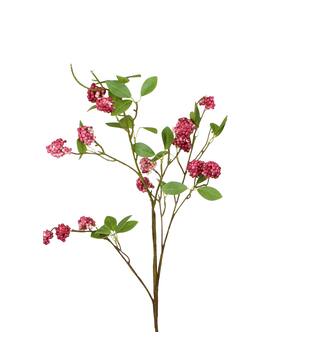 Branch berries artificial 119.5x25x5cm - Pink