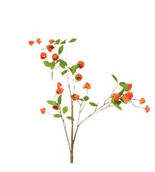 Branch berries artificial 119.5x25x5cm - Orange