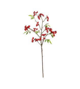 Branch berries artificial 76x20x8cm - Red