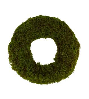 Wreath moss PE 58x58x8cm - Green
