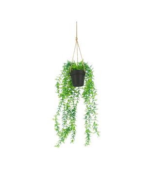 Plant dracaena PE with hanger 15x15x70cm - Green