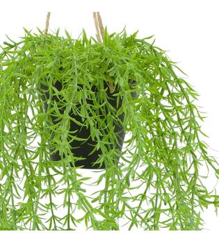 Plant willow PE with hanger 16x16x75cm