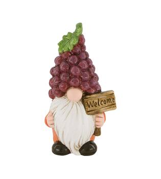 Gnome terracotta 13.5x11.3x25.5cm - Multi