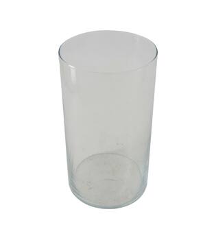 Vase round glass 15.5x15.5x29cm - Transparent