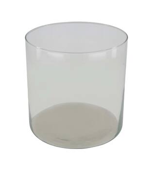 Vase round glass 19x19x19cm - Transparent
