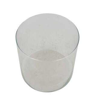 Vase round glass 19x19x19cm