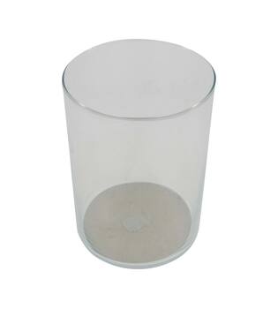 Vase round glass 18x18x25cm - Transparent