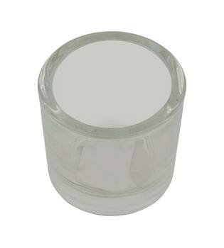 Tealight holder round glass 6.5x6.5x6cm