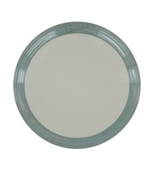 Tealight holder round glass 9x9x8cm - Transparent