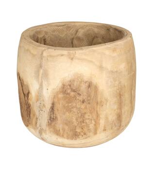 Planter paulownia wood 32x32x30cm