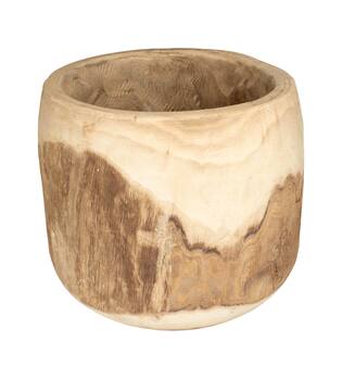 Planter paulownia wood 32x32x30cm