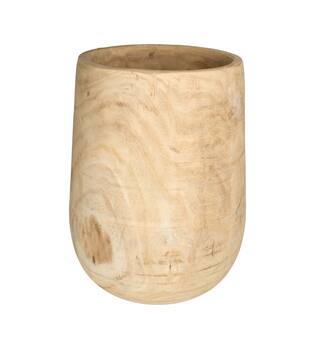 Planter paulownia wood 33.5x33.5x50cm - Natural
