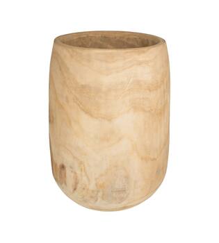 Planter paulownia wood 39x39x64cm