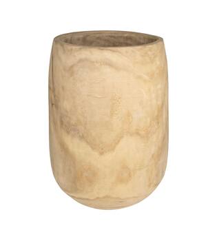 Planter paulownia wood 39x39x64cm